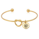Custom Pet Portrait Knot Cuff Bracelet - Personalized Pet Lover Gift