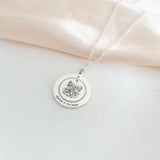 Pet Portrait Necklace Custom Dog Photo Pendant Engraved Name Memorial Jewelry