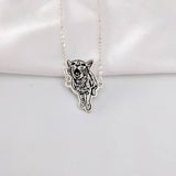 Personalized Pets Portrait Charm Bracelet Engraved Cat Dog Photo Pendant
