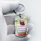 Mom Memorial Keychain Mother's Always Loved.Never Forgotten Forever Missed