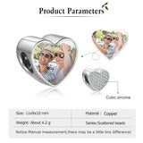 Personalized Heart Charms for Girls DIY Jewelry