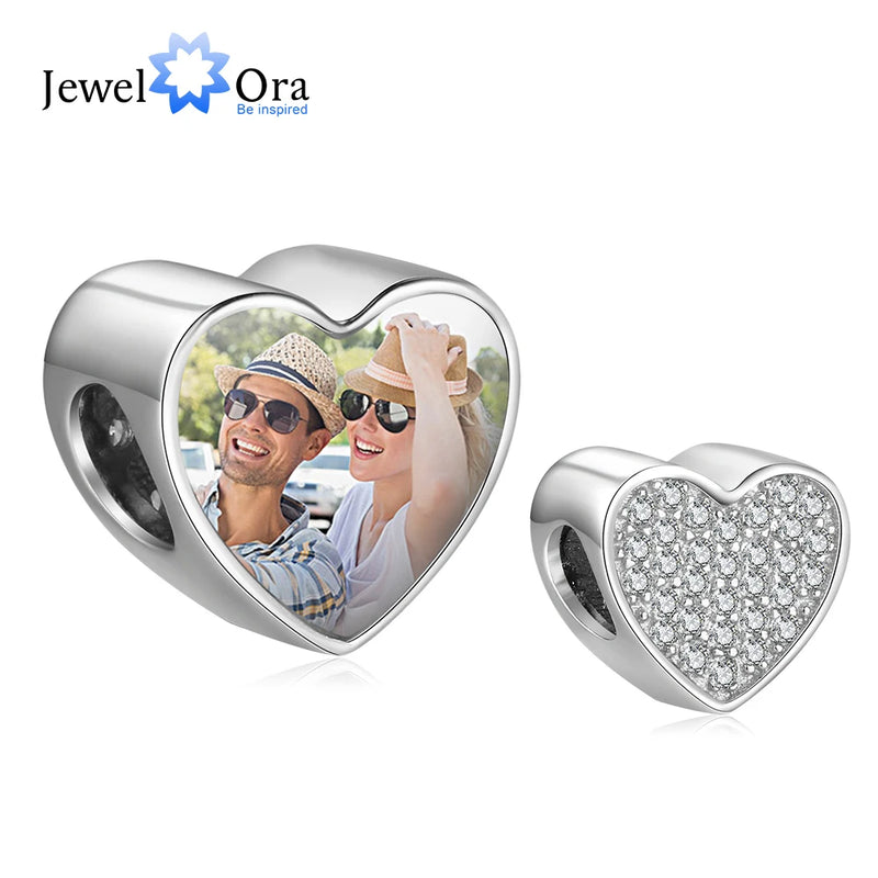 Personalized Heart Charms for Girls DIY Jewelry