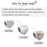 Personalized Heart Charms for Girls DIY Jewelry