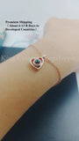 Custom Love Projection Photo Bracelet for Family & Birthdays