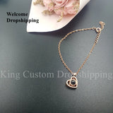 Custom Love Projection Photo Bracelet for Family & Birthdays