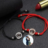 925 Silver Custom Photo Bracelet for Women Mom Lover
