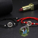 925 Silver Custom Photo Bracelet for Women Mom Lover