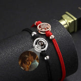 925 Silver Custom Photo Bracelet for Women Mom Lover