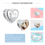 925 Silver Love Heart Puppy Beads for Bracelet
