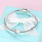 925 Silver Love Heart Puppy Beads for Bracelet