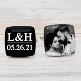 Photo Cufflinks Picture Cufflinks Mens Cufflinks Personalized Gift