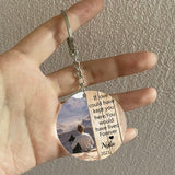 Custom Personalized Name Date Memorial Keychain Ornament