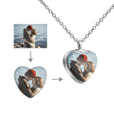 Heart Shaped Memorial Urns Necklace Cremation Pendant Jewelry