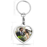 Photo Keychain Jewelry Personalized Key Chain Family Photo Keyring Souvenir Gift
