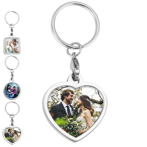 Photo Keychain Jewelry Personalized Key Chain Family Photo Keyring Souvenir Gift