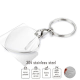 Photo Keychain Jewelry Personalized Key Chain Family Photo Keyring Souvenir Gift