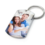 Personalized Picture Keychain for Dad Anniversary Gift