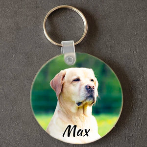 Personalized Photo Keychain Wood Key Chain
