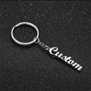 Personalized Photo Keychain Stainless Steel Necklace Family Memorial Gift