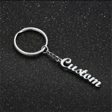 Personalized Photo Keychain Stainless Steel Necklace Family Memorial Gift