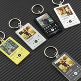 Customized Stainless Steel Photo Keychain - Personalized Memorial Key Chain