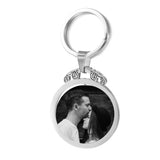Photo Keychains 360? Rotation Keyring for Women Men
