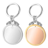 Photo Keychains 360? Rotation Keyring for Women Men