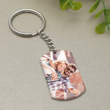 Photo Keychains Personalized Dogtag Picture Key Ring Key Chain With Photo