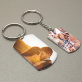 Photo Keychains Personalized Dogtag Picture Key Ring Key Chain With Photo