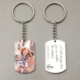 Photo Keychains Personalized Dogtag Picture Key Ring Key Chain With Photo