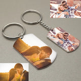 Photo Keychains Personalized Dogtag Picture Key Ring Key Chain With Photo
