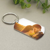 Photo Keychains Personalized Dogtag Picture Key Ring Key Chain With Photo