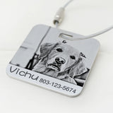 Photo Luggage Tag, Custom Baggage Tags, Personalized Travel Gift
