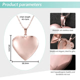 Heart Locket Name Date Necklace Stainless Steel Choker Jewelry
