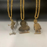 Custom Photo Nameplate Pendant Necklace for Kids