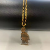 Custom Photo Nameplate Pendant Necklace for Kids