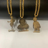 Custom Photo Nameplate Pendant Necklace for Kids