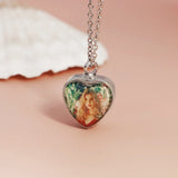 Personalized Heart Name Pendant Stainless Steel Necklace