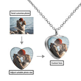 Personalized Heart Name Pendant Stainless Steel Necklace