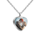 Personalized Heart Name Pendant Stainless Steel Necklace