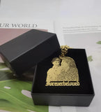 Personalized Photo Necklace with Nameplate - Family Jewelry