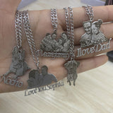 Personalized Photo Nameplate Pendant Necklace for Kids