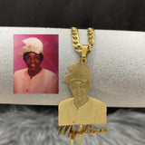 Custom Picture Name Necklace Stainless Steel Personalized Pendant