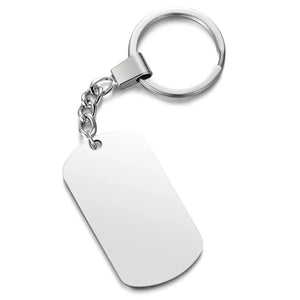 Photo Pictures Keychain Family Name Tag Punk Rock Keys