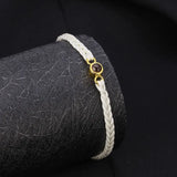 Photo Projection Bracelet Braided Rope Couples Jewelry
