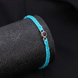 Photo Projection Bracelet Braided Rope Couples Jewelry