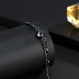 Photo Projection Bracelet Couples Jewelry For Women Man Romantic Titanium Steel