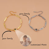 Personalized Family Name Bracelet - Silver/Gold Stainless Steel