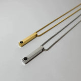 Projection Jewelry Titanium Steel Pendant - Ins Style