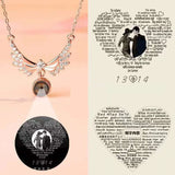 Angel Wings Necklace Choker Jewelry Christmas Gift